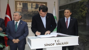 Bakan Kurum, Sinop'ta toplu temel atma töreninde konuştu: