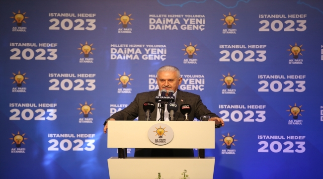 Binali Yıldırım, AK Parti İstanbul İl Teşkilatı İstişare Toplantısı'nda konuştu: