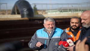 Çorum'da Koçhisar Barajı'nın suyu arıtma tesisine ulaştırıldı