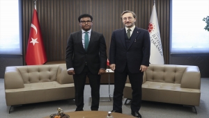 Cumhurbaşkanlığı İletişim Başkanı Altun, Somali Cumhurbaşkanlığı İletişim Ofisi Başkanı Hashi'yle görüştü