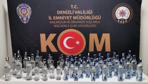 Denizli'de kaçak içki operasyonunda 13 şüpheli yakalandı
