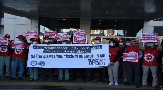 DİSK Genel Başkanı Çerkezoğlu'ndan ek göstergenin tüm sağlıkçıları kapsaması talebi