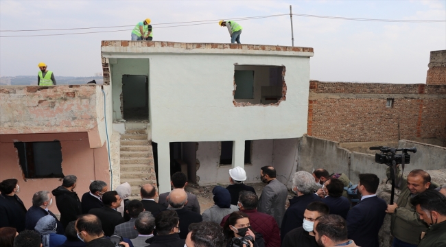 Diyarbakır'da Fiskaya Kentsel Dönüşüm Projesi için ilk kazma vuruldu 