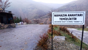 Elazığ'da hadis ve özlü sözlerle temizlik uyarısı tabelaları asıldı 