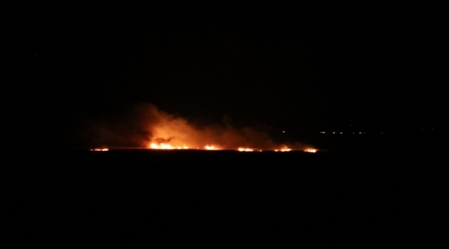 Kayseri Sultan Sazlığı Milli Parkı'nda çıkan yangın söndürüldü
