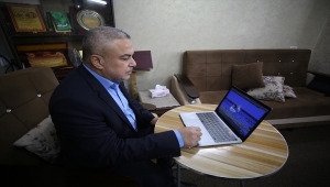 Hamas yöneticilerinden İsmail Rıdvan, AA'nın "Yılın Fotoğrafları"nı oyladı