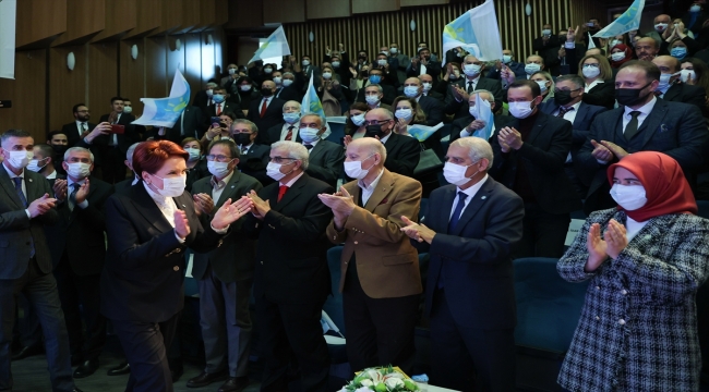 İYİ Parti Genel Başkanı Akşener, üye katılım töreninde konuştu: