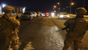 Jandarmadan Erciyes yolunda yılbaşı denetimi