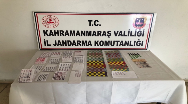 Kahramanmaraş'ta kahvehanede kumar oynayan 20 kişiye ceza kesildi