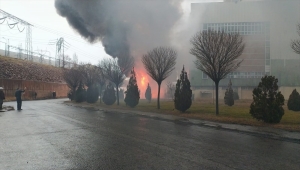 Kangal Termik Santrali'nde yangın çıktı 