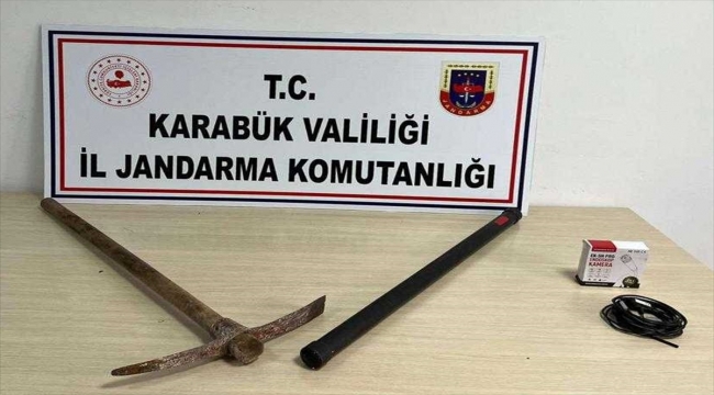 Karabük'te izinsiz kazı yapan 4 kişi suçüstü yakalandı