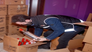 Kartal'da sahte içki operasyonunda 2 kişi gözaltına alındı