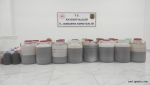 Kayseri'de 495 litre kaçak içki ele geçirildi