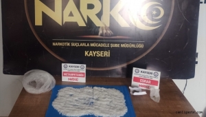 Kayseri'de uyuşturucu operasyonunda 2 şüpheli yakalandı