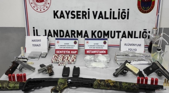 Kayseri Kocasinan ve Melikgazi'de Uyuşturucu Operasyonu