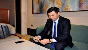 Kırgızistan Yatırımlar Bakanı Bayasov, AA'nın "Yılın Fotoğrafları" oylamasına katıldı