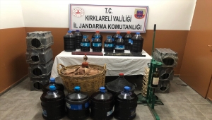 Kırklareli'nde 20 ton 210 litre kaçak içki ele geçirildi