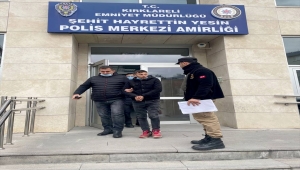 Kırklareli'nde internet ve telefon kablolarını çalan 3 şüpheli yakalandı