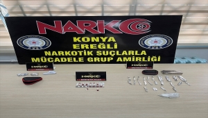 Konya'da uyuşturucu operasyonunda 2 kişi tutuklandı