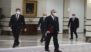 Libya Büyükelçisi Elgelaib, Cumhurbaşkanı Erdoğan'a güven mektubu sundu