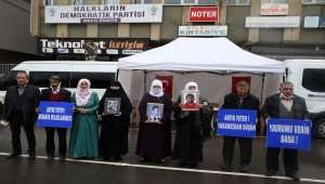Muş'ta çocukları için HDP önünde eylem yapan aile sayısı 21'e yükseldi