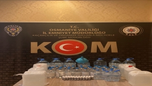 Osmaniye'de sahte içki üreten şüpheli gözaltına alındı