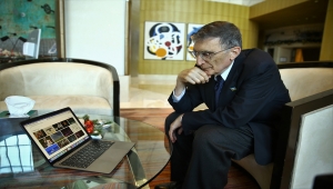 Prof. Dr. Aziz Sancar, AA'nın "Yılın Fotoğrafları" oylamasına katıldı
