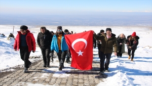 Sarıkamış şehitlerini anmak için Karacadağ'a yürüdüler