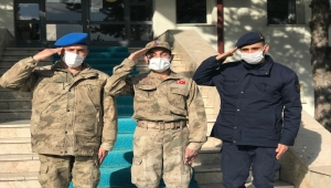 Şehit yeğeni bedensel engelli Muhammet'in üniforma hayali gerçek oldu