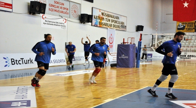 Sorgun Belediyespor'da Cizre Belediyespor maçı hazırlıkları sürüyor