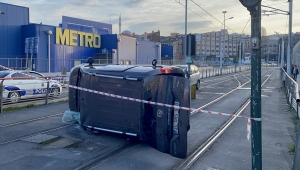 T1 Kabataş-Bağcılar Tramvay Hattı'nda kaza