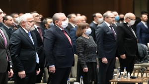 TBMM Başkanı Şentop Kuzey Makedonya'da Türkçe Eğitim Bayramı resepsiyonuna katıldı: