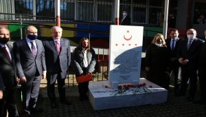 TBMM Başkanı Şentop, Üsküp'te Türkçe eğitim veren Tefeyyüz İlköğretim Okulunu ziyaret etti