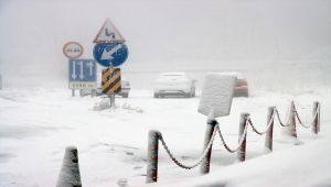 Trakya'nın yüksek kesimlerinde kar yağışı devam ediyor