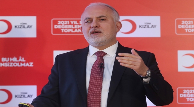 Türk Kızılay'ın 2021 Faaliyet Raporu ve 2022 hedefleri toplantısı yapıldı