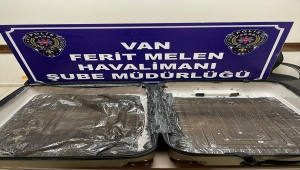 Van'da havaalanı girişindeki kontrolde valiz içerisinde 3 kilo 240 gram eroin bulundu