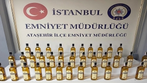 Ataşehir'de kaçak alkol sattığı gerekçesiyle iki şüpheli yakalandı