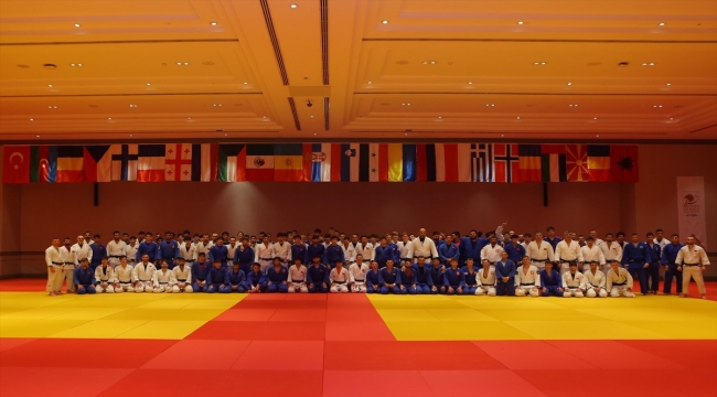 Avrupa Judo Birliğinin Antalya'daki ortak çalışma kampı tamamlandı