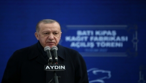 Aydın'daki Batı Kipaş Kağıt Fabrikası açıldı