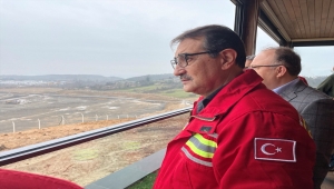 Bakan Dönmez, Filyos Doğal Gaz İşleme Tesisi'nde inceleme yaptı: