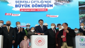 Bakan Kurum, Ataşehir Şerifali İmar İskan Blokları Temel Atma Töreni'nde konuştu: