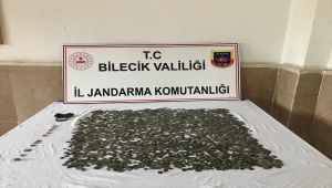 Bilecik'te tarihi eser operasyonunda 2 bin 705 sikke ele geçirildi