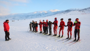 Bitlisli milli kayakçılar, Türkiye Şampiyonası'na hazırlanıyor