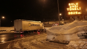 Bolu Dağı'nda kar yağışı başladı