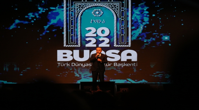 Bursa'da 2022 Türk Dünyası Kültür Başkenti gala konseri gerçekleştirildi