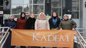 Çorum'da şiddet mağduru kadına KADEM'den destek açıklaması