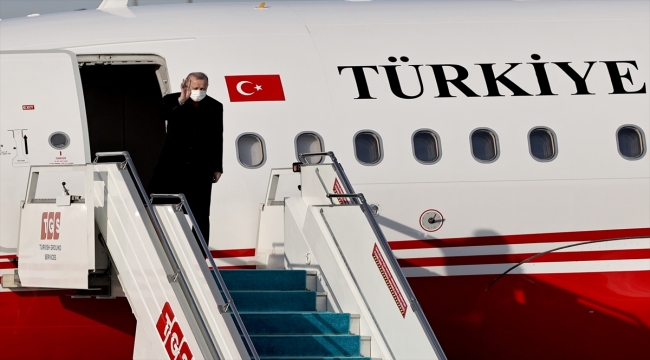 Cumhurbaşkanı Erdoğan, Arnavutluk'a gitti