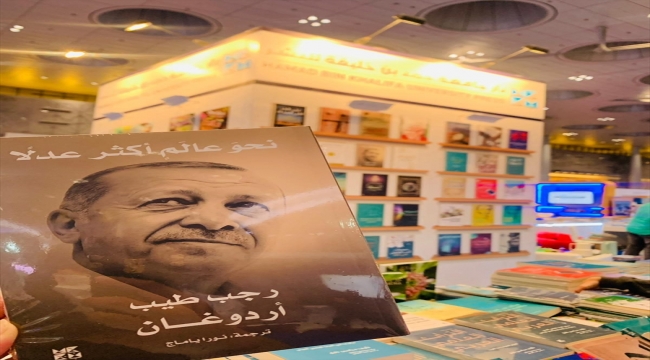 Cumhurbaşkanı Erdoğan'ın kitabı 31. Doha Uluslararası Kitap Fuarı'nda büyük ilgi gördü