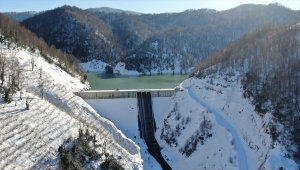 Düzce'deki barajlarda doluluk oranı kar yağışıyla arttı