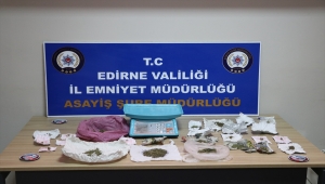 Edirne'de uyuşturucuyla yakalanan şüpheli tutuklandı